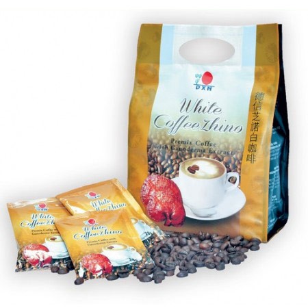 withe coffee, fehér kávé, ganoderma, instant